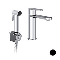 Mitigeur de lavabo sur pied avec bidet Chrome II, sans bonde