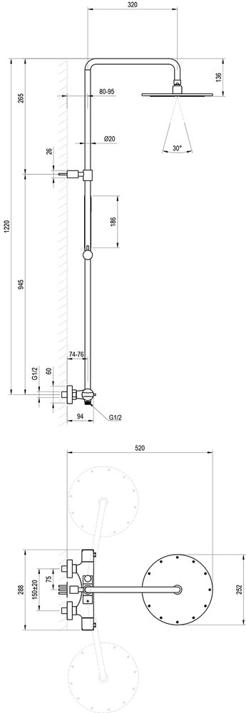 Colonne de douche Espirit